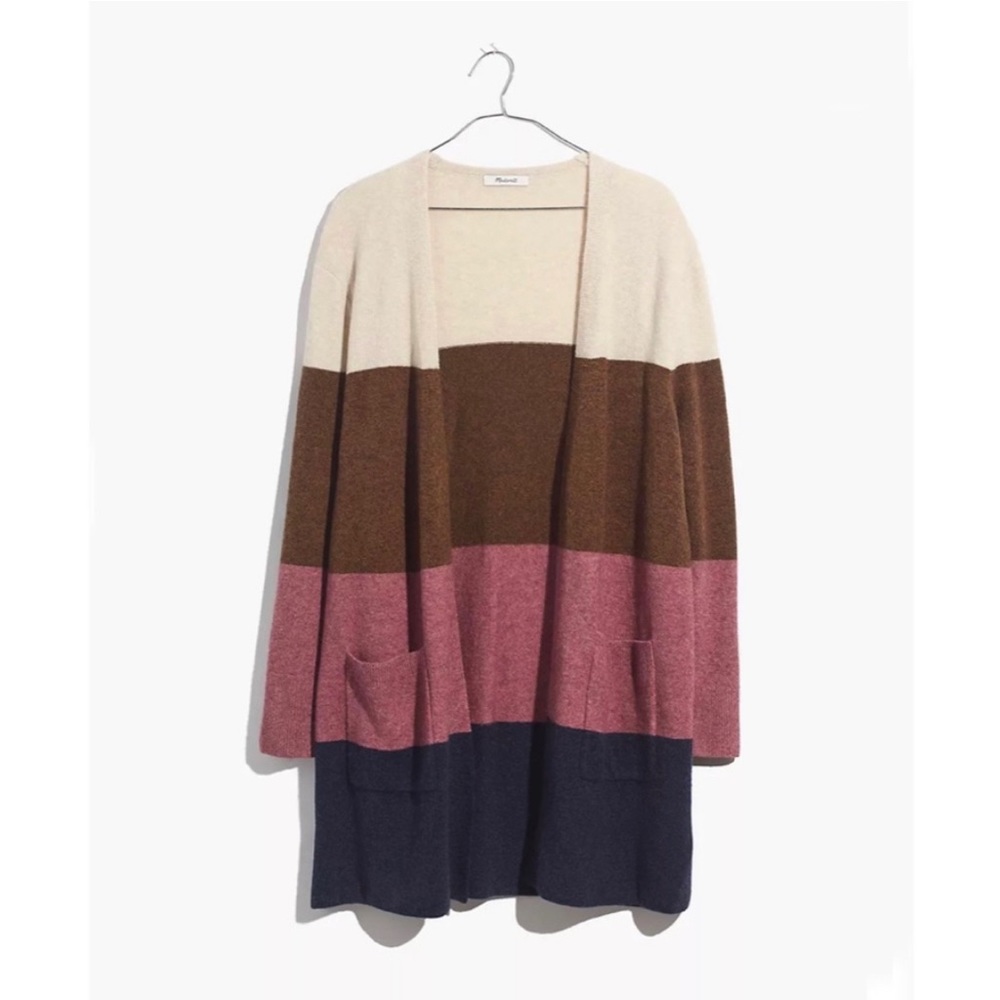 Madewell Kent Colorblock Cardigan